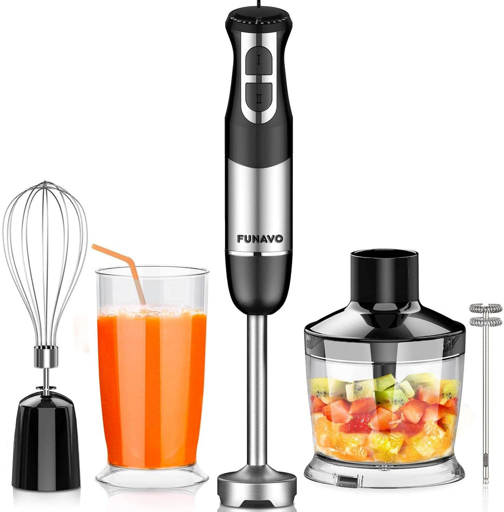 Us Plug 4-in-1 Immersion Hand Blender, 5 Speed Blender,powerful Handheld  Stick Blender With 304 Stainless Steel Blades, Chopper, Beaker, Whisk For  Smoothie, Handheld Immersion Blender With Egg Whisk,sauces Red,puree, Soup  - Temu